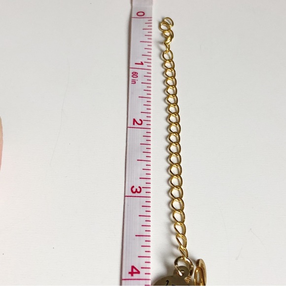 BRANDED Double Strand Necklace with Gold Tone Chain - Picture 13 of 14